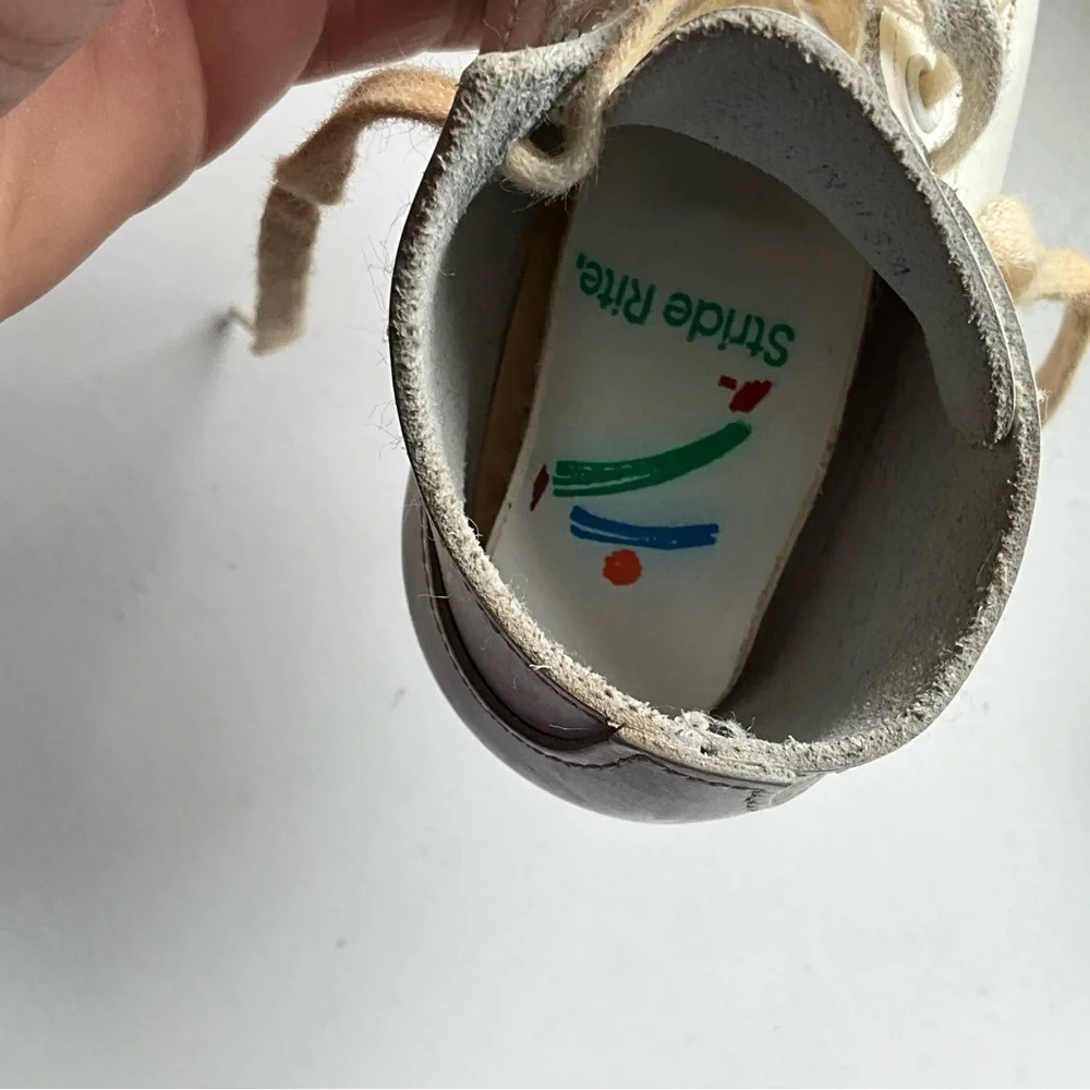 Vintage 1990s Lot of 2 Baby/Walking Shoes Stride Rite Wee Kids Size 2 1/2 C